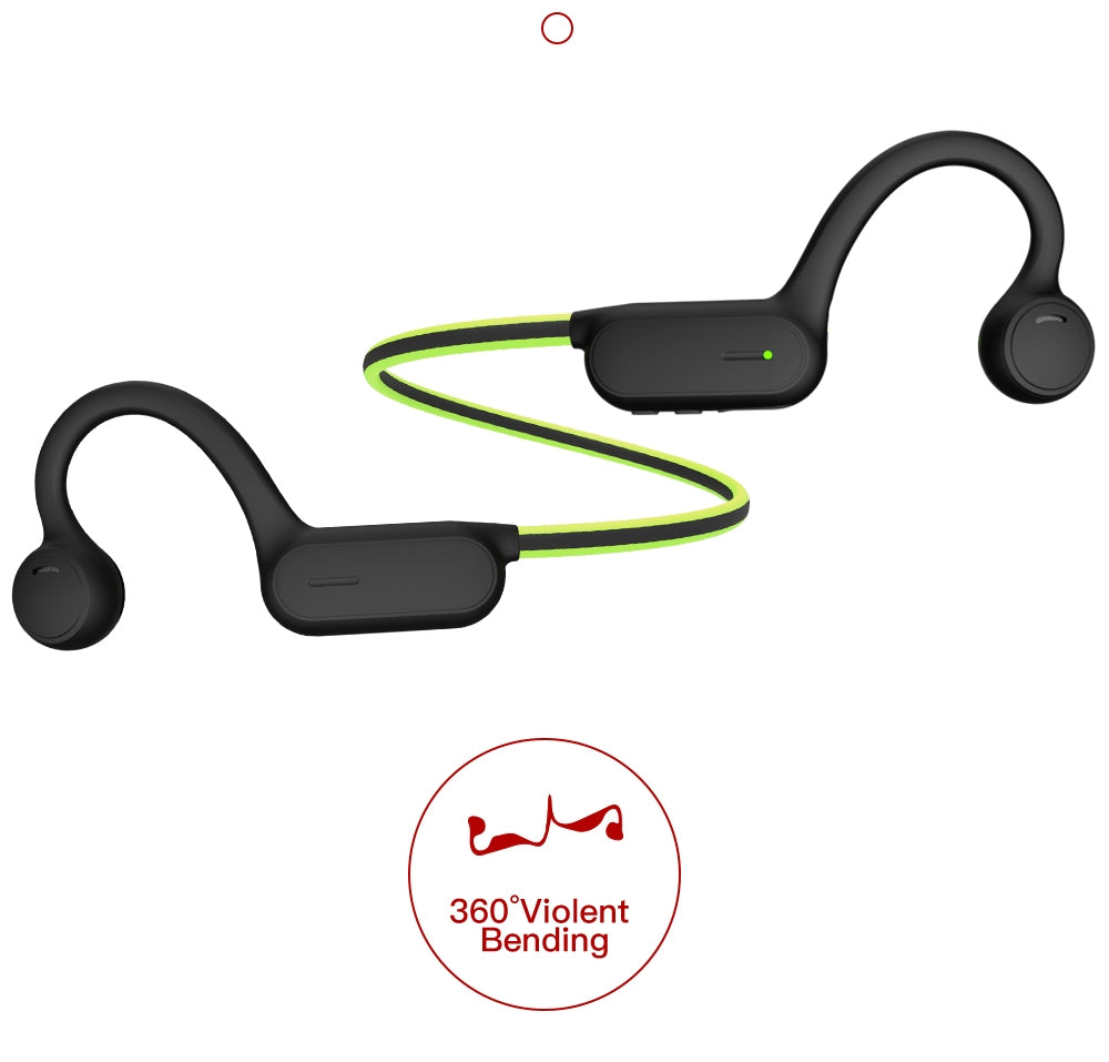 6D Bone Conduction Neckband Earphones